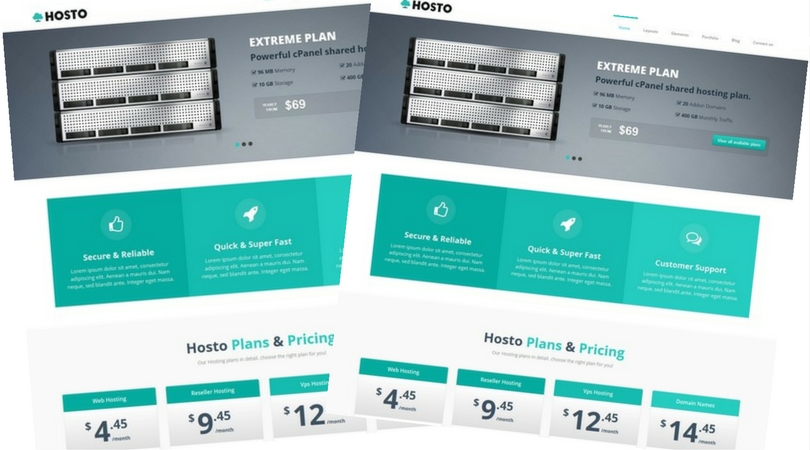 Hosto Responsive HTML Template