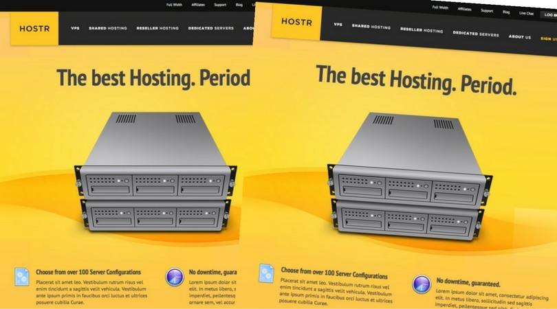 Hostr HTML5 CSS3 Hosting Template