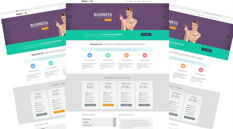 Hostmev2 – Responsive HTML5 Template