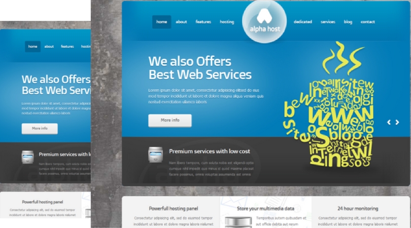 Alpha – Modern Hosting Template