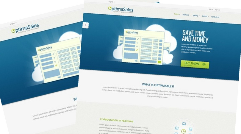OptimaSales HTML Hosting Template