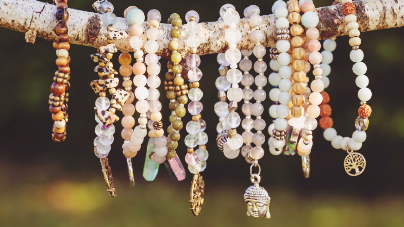 clay beads bracelets